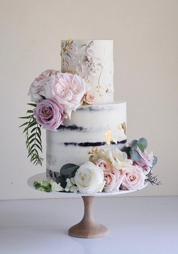 Dripped wedding cakes from laombrecreations 13