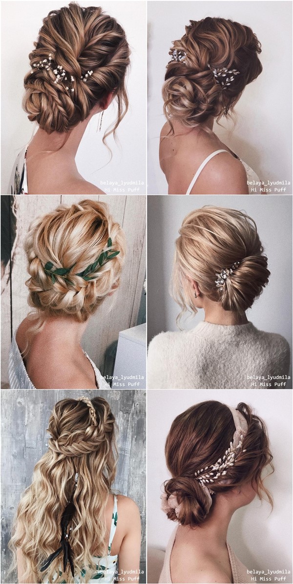 Long updo wedding hairstyles from belaya_lyudmila2