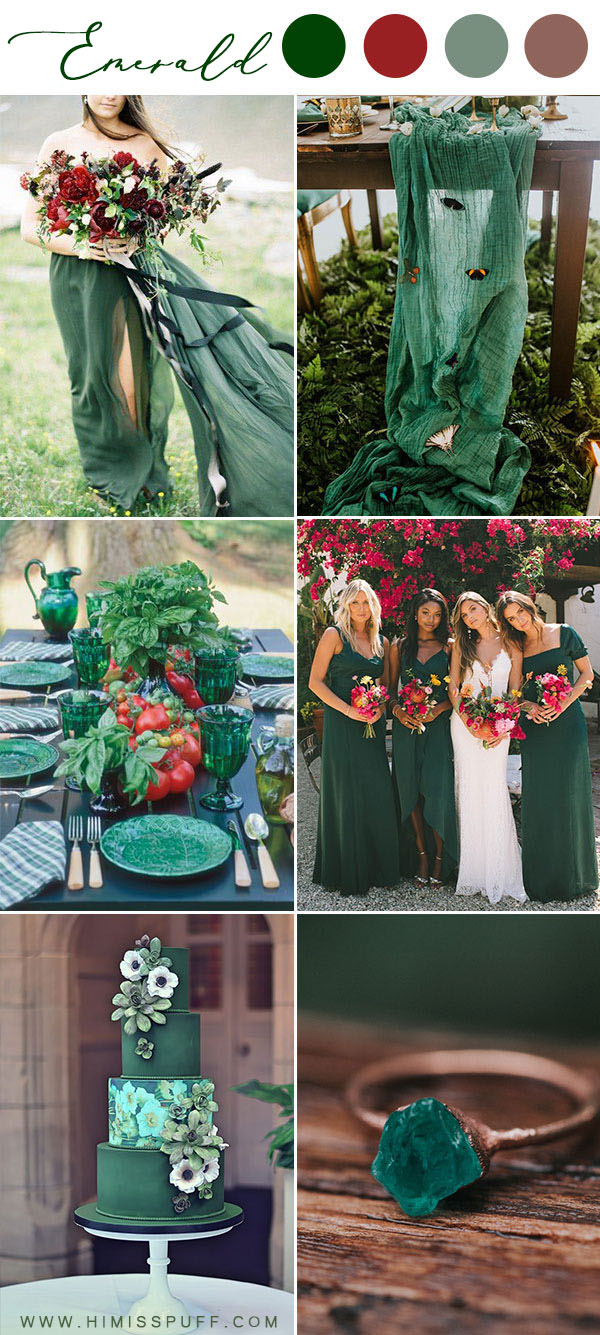 Emerald bridesmaid dresses wedding ideas vintage wedding rings crystal green