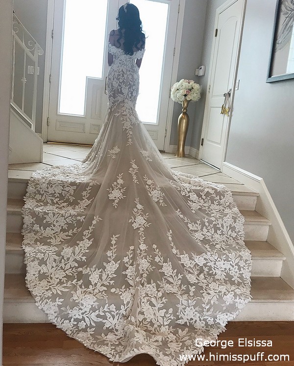 George Elsissa Lace Wedding Dresses 12
