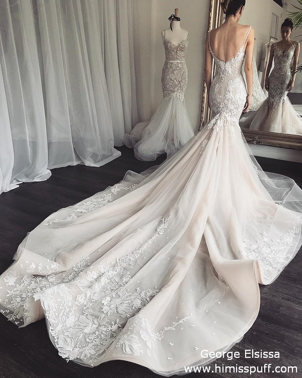 George Elsissa Lace Wedding Dresses 16