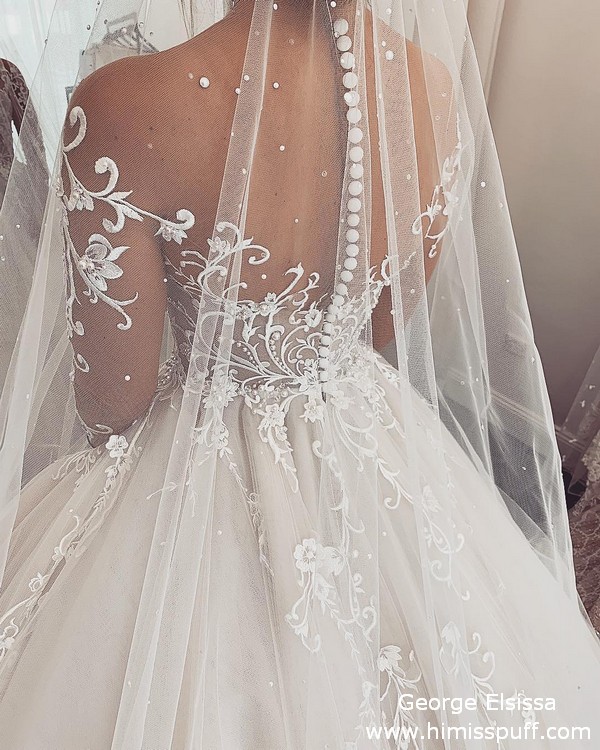 George Elsissa Lace Wedding Dresses 26