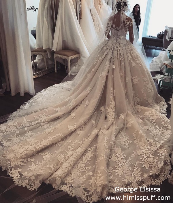 George Elsissa Lace Wedding Dresses 4