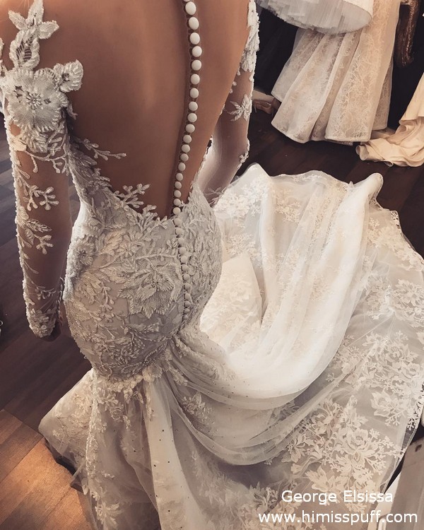 George Elsissa Lace Wedding Dresses 6