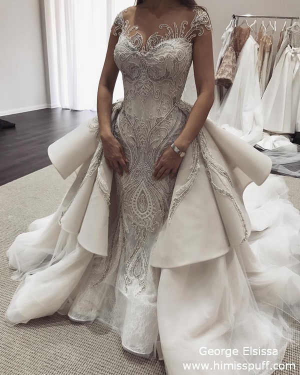 George Elsissa Lace Wedding Dresses 9