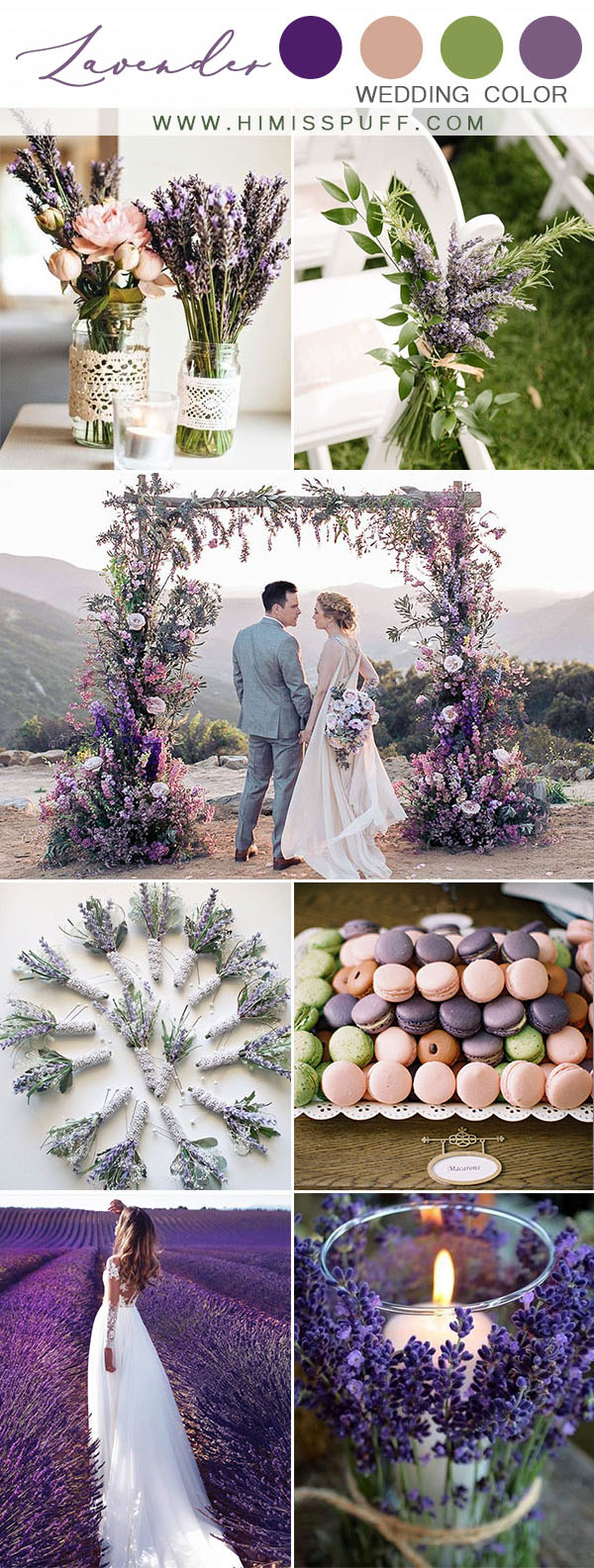lavender wedding purple wedding color palette spring bridal shoot