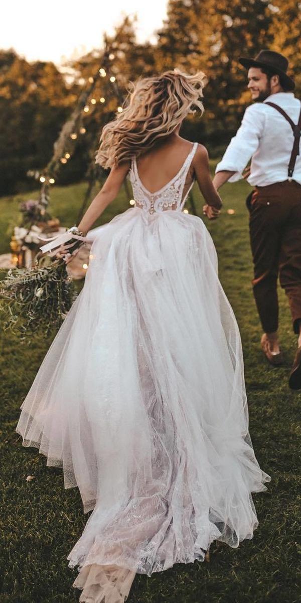 ️ 15 Rustic Country Wedding Dresses 2023 - Hi Miss Puff