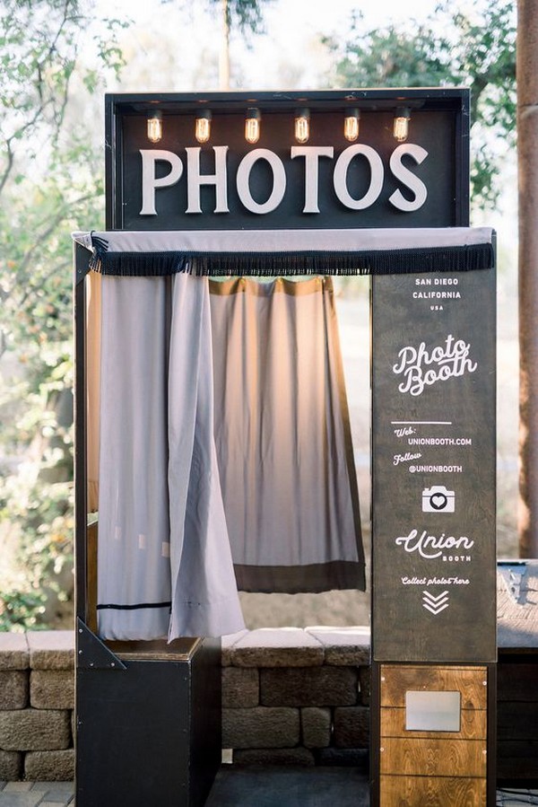 vintage Kenwood wedding photo booth
