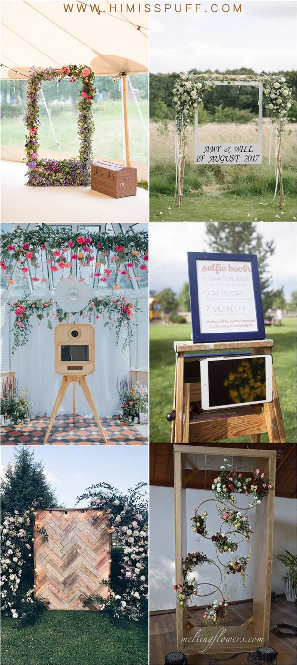 wedding photo booth backdrop ideas