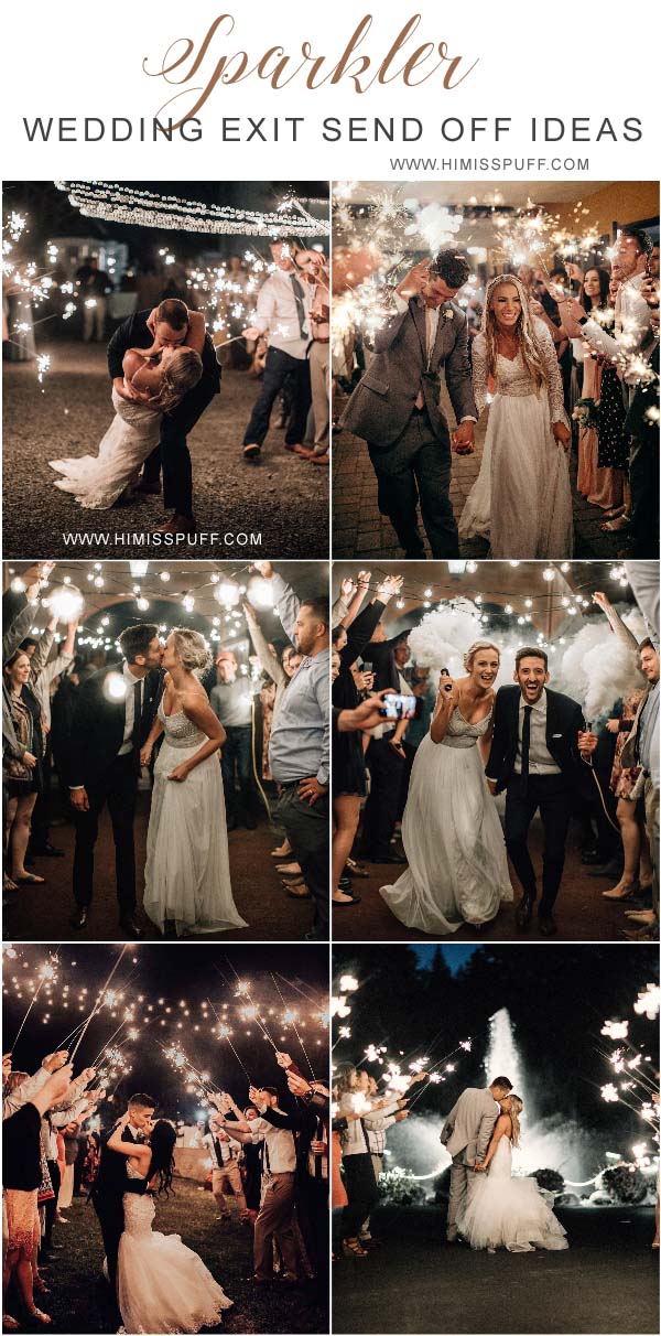 wedding send off sparklers wedding send off ideas