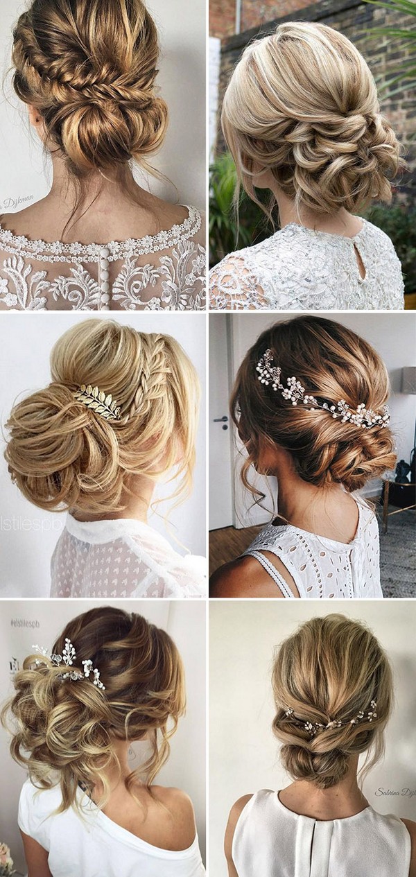 Loose Updo Bridal Wedding Hairstyle Ideas 2