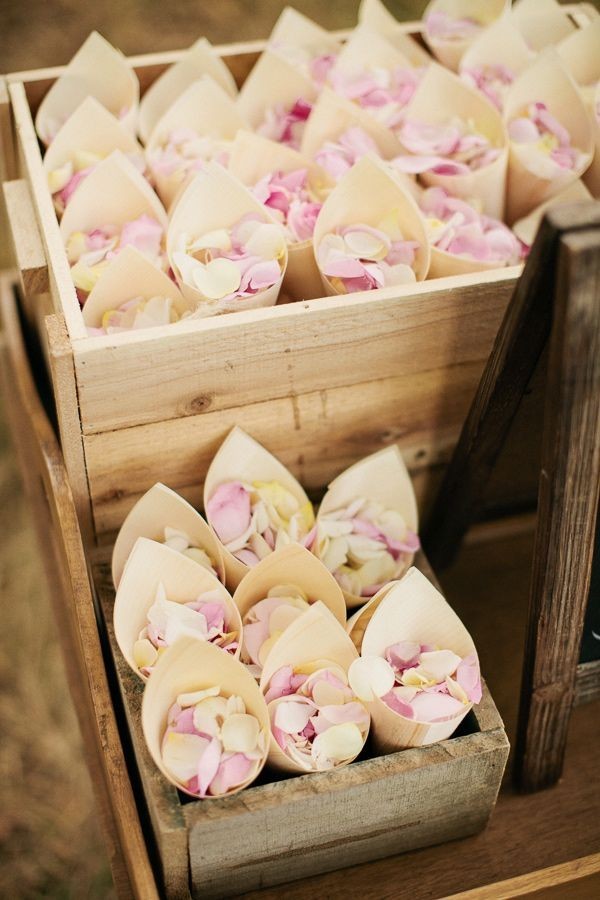 natural dried wedding coloured rose petals