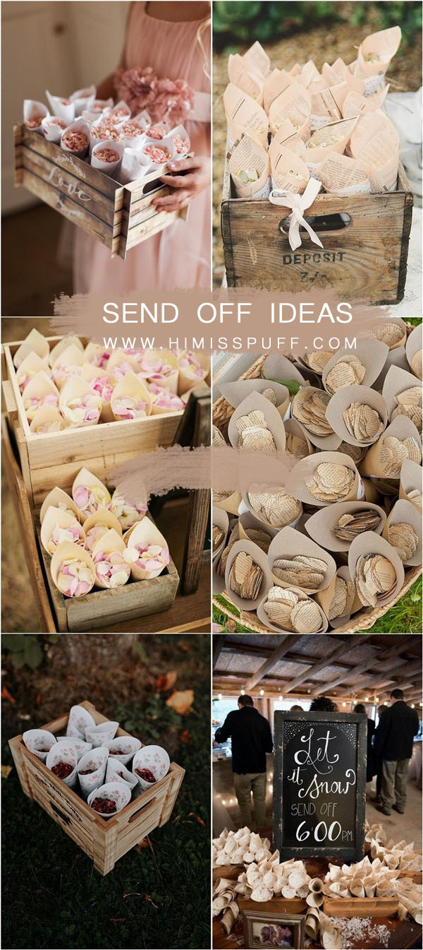 wedding send off ideas