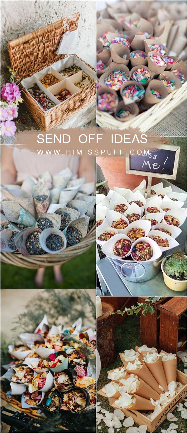 wedding send off ideas