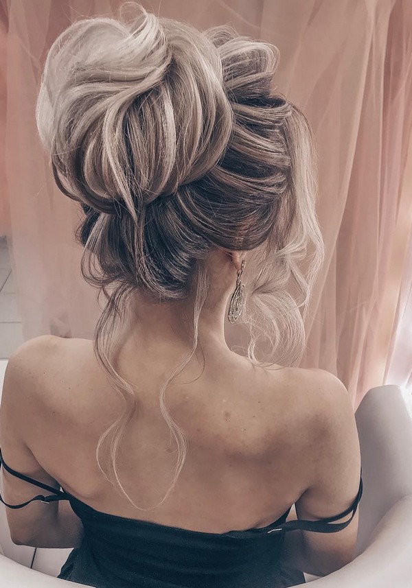 Long high updo wedding hairstyles from tanya_ilyasevich_ 3