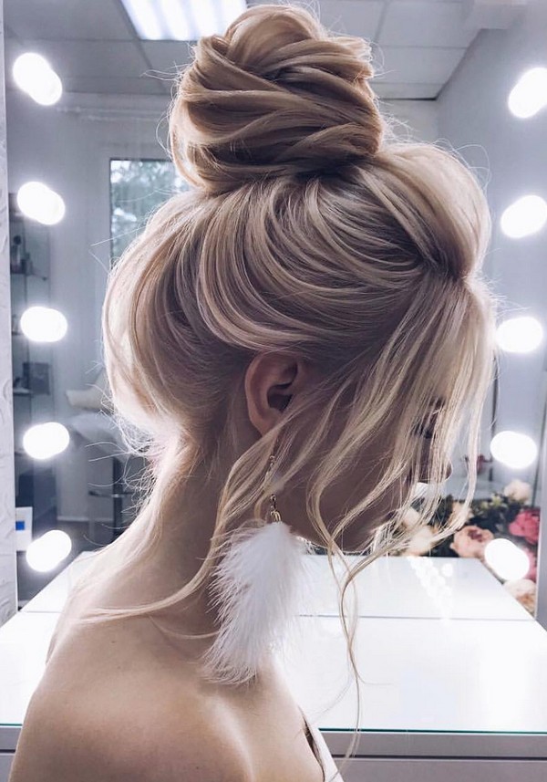 Top 20 High Bun Up do Hairstyles for Wedding 2023  DPF