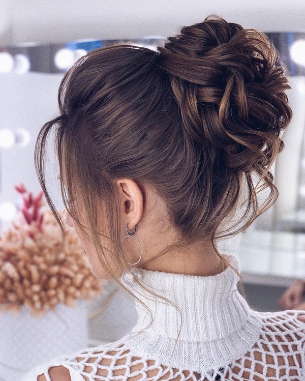 Long high updo wedding hairstyles from xenia_stylist 11