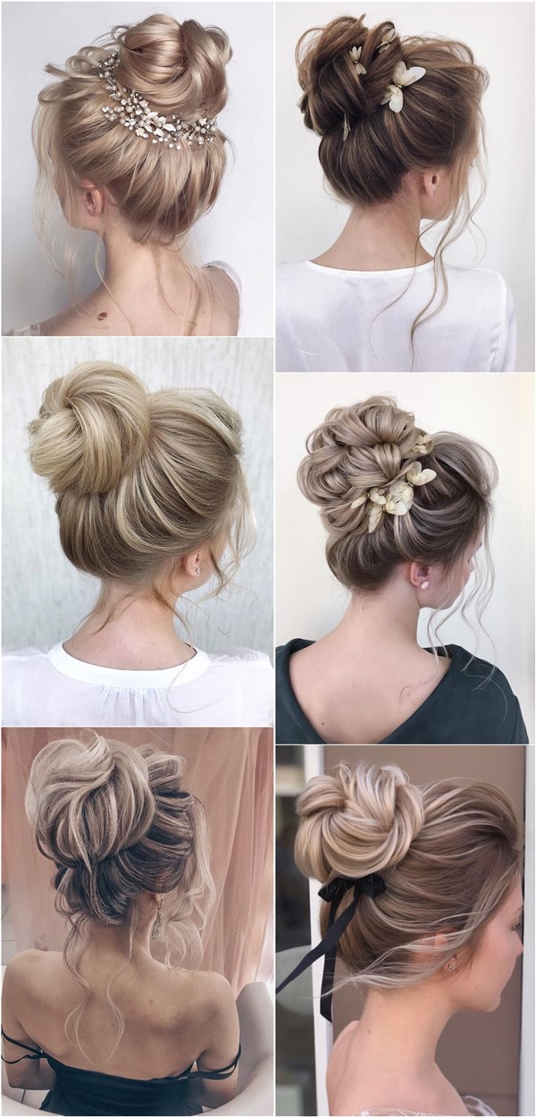 20 High Bun Updo Wedding Hairstyles for Brides 2023  HMP