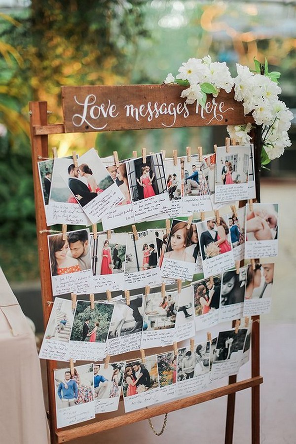 Polaroid Guest Message Wedding Decor