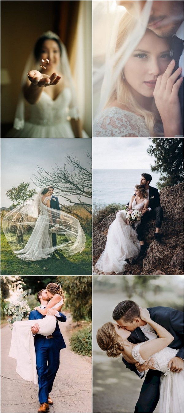 ️ Top 20 Romantic Wedding Photo Pose Ideas - Hi Miss Puff