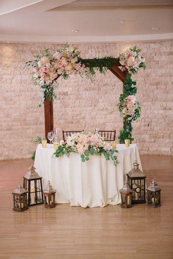 20 Rustic Country Wedding Sweetheart Headtable Ideas Hi