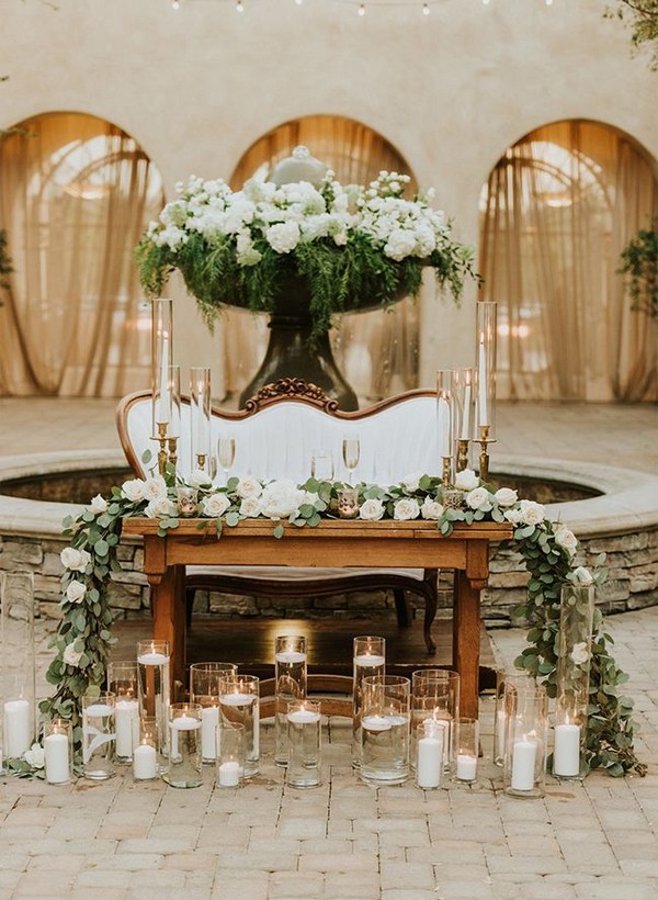 20 Rustic Country Wedding Sweetheart Headtable Ideas Hi