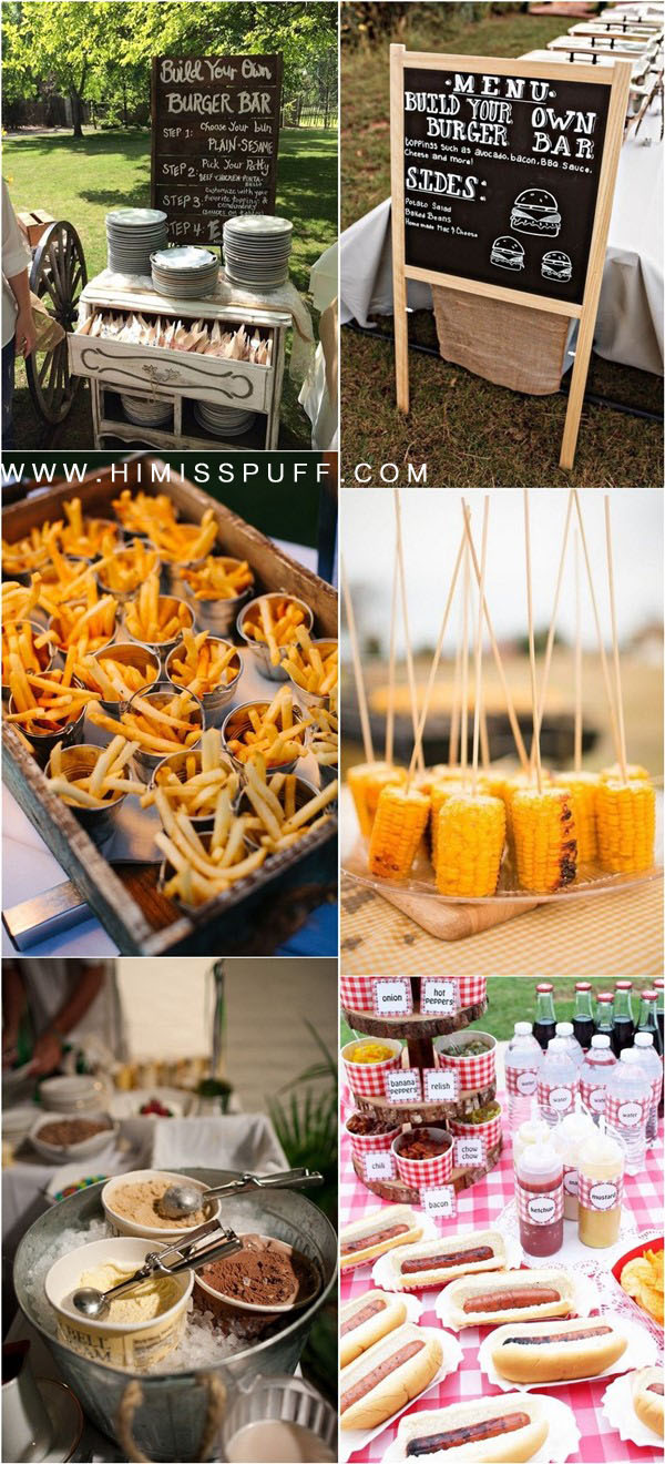 20 Backyard Barbecue Ideas For A Fun Wedding Reception Page 2 Hi Miss Puff