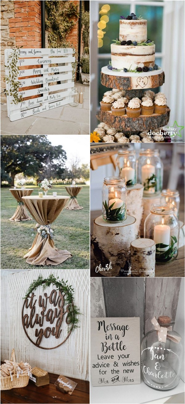 rustic country wedding decor ideas