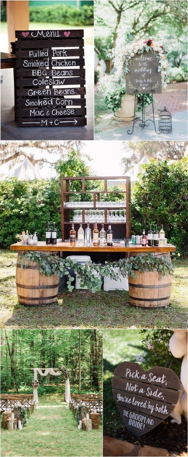 rustic country wedding decor ideas