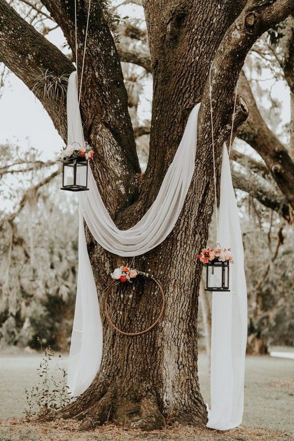boho outdoor wedding arch backdrop ideas