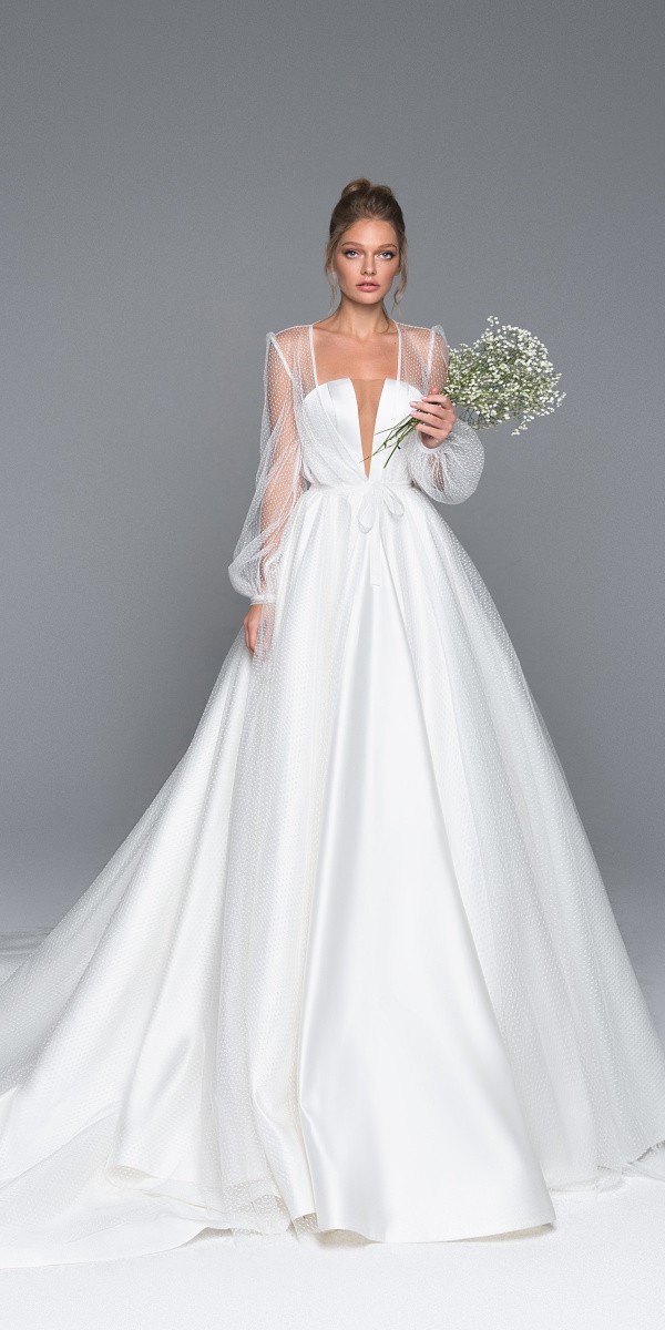 Eva Lendel elegant simple wedding dresses aria_2