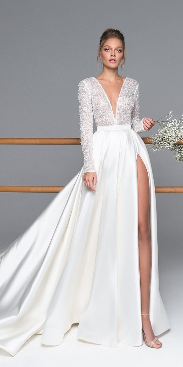 Eva Lendel elegant simple wedding dresses kylie_3