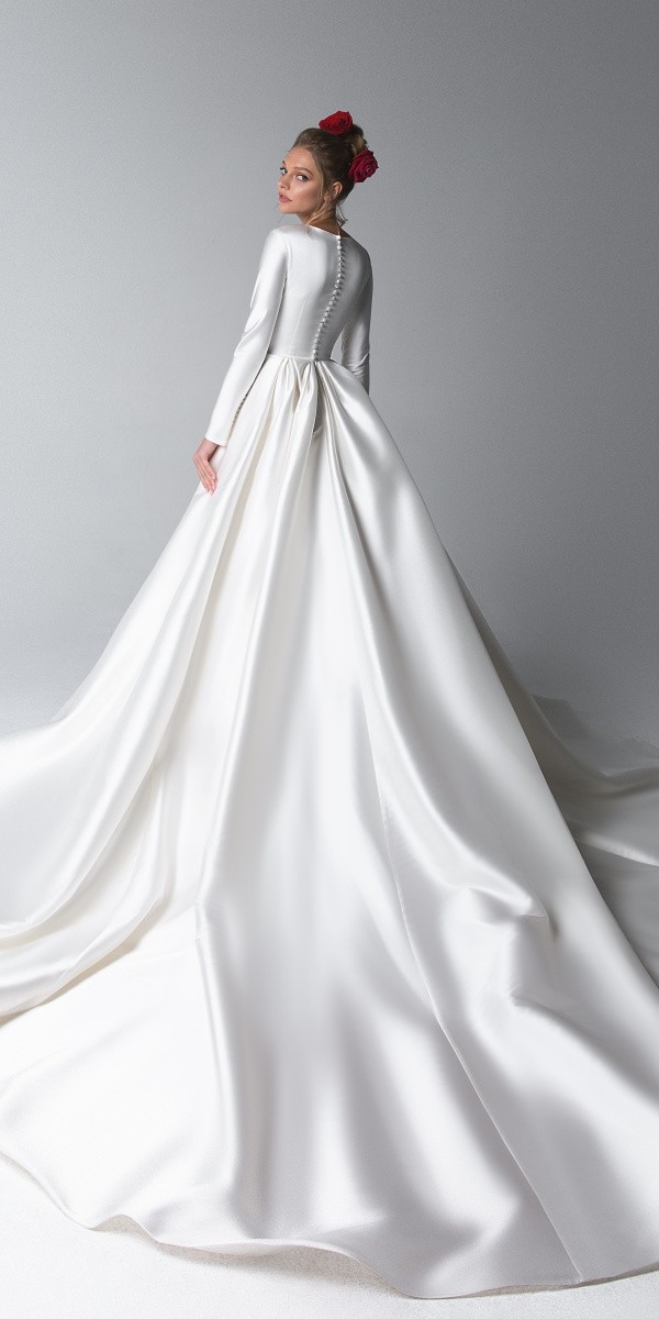 Eva Lendel elegant simple wedding dresses rafaella_1