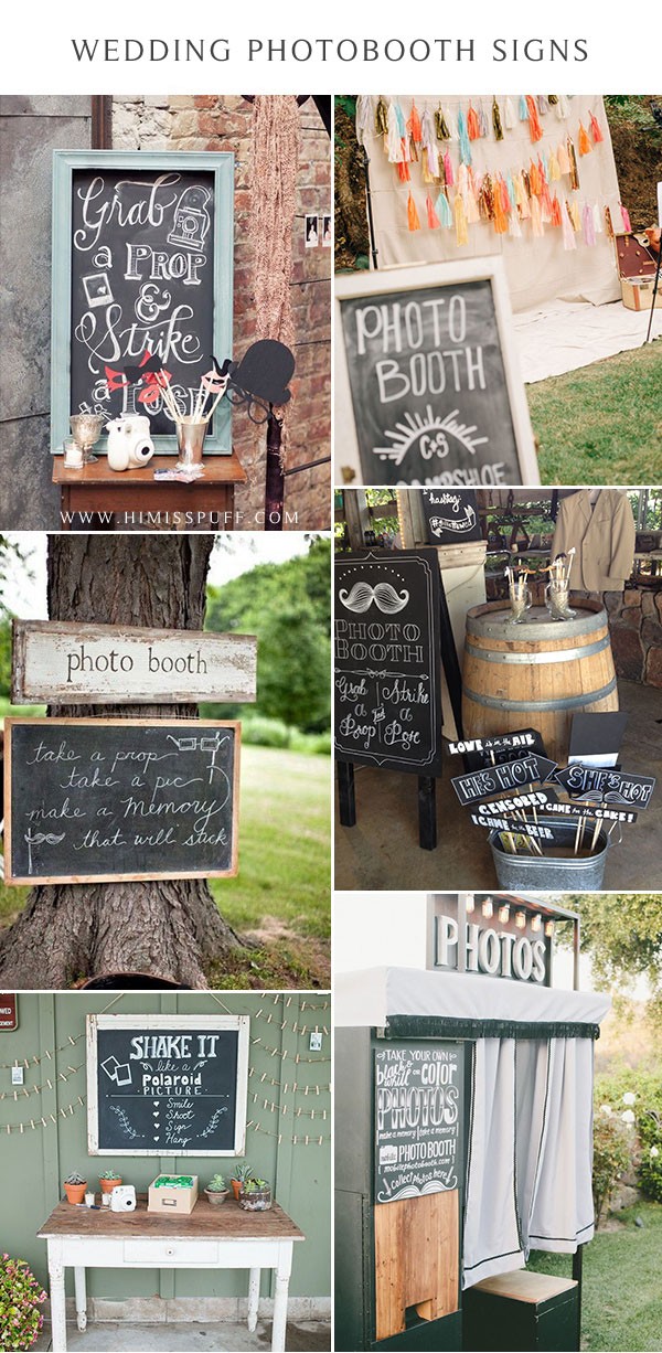 Wedding Photo Booth Props wedding sign chalkboard wedding ideas