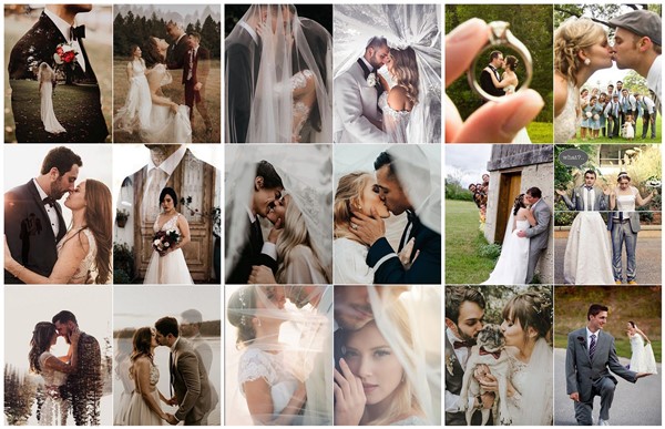 must have bride and groom kisses wedding photo ideas