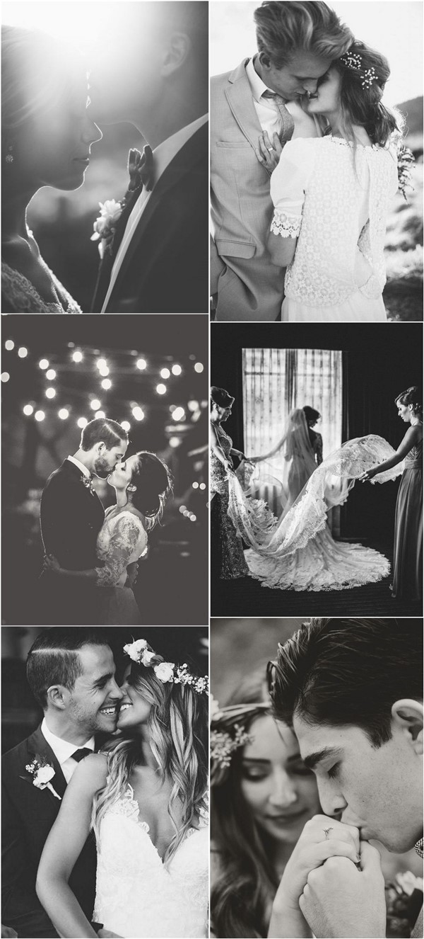 Elegant Black and White Wedding Photography Ideas #wedding #weddingphotos #weddingideas #Photography