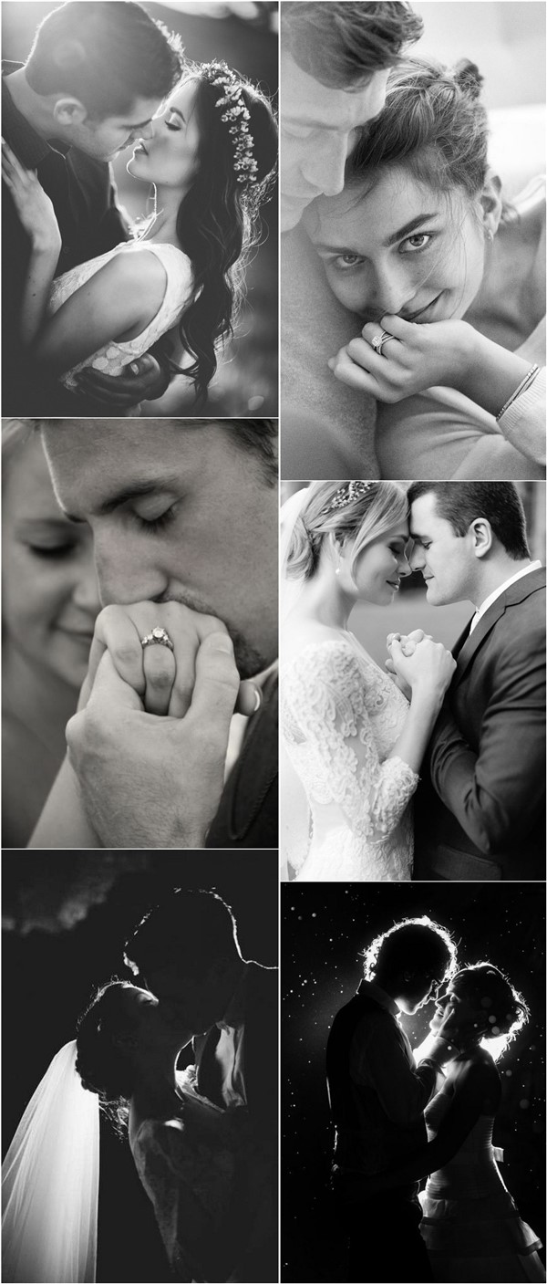 Elegant Black and White Wedding Photography Ideas #wedding #weddingphotos #weddingideas #Photography