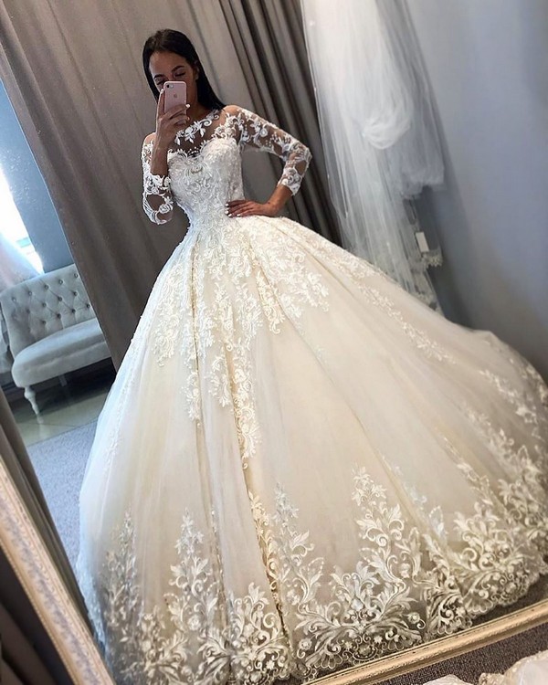 Lace Wedding Dresses 2020 from salonlove1 17