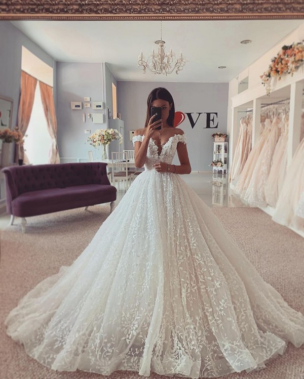 Lace Wedding Dresses 2020 from salonlove1 25