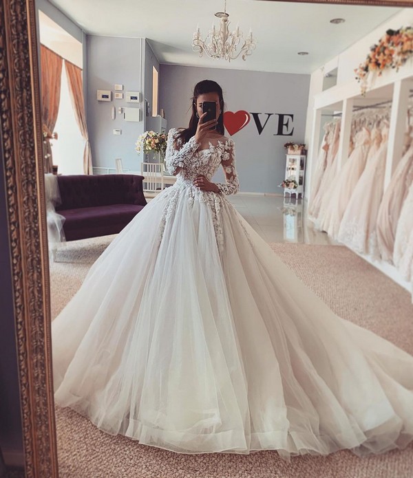 Lace Wedding Dresses 2020 from salonlove1 27