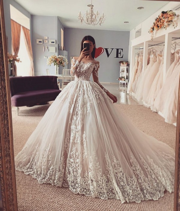 Lace Wedding Dresses 2020 from salonlove1 43