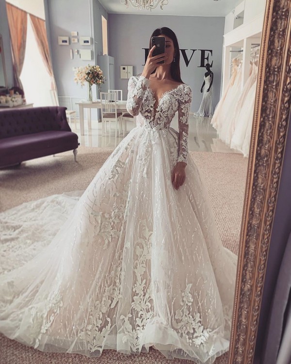 Lace Wedding Dresses 2020 from salonlove1 45