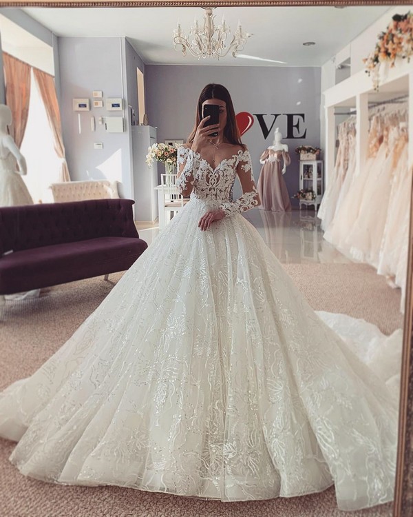 Lace Wedding Dresses 2020 from salonlove1 51