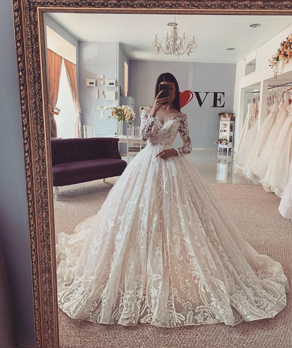 Lace Wedding Dresses 2020 from salonlove1 57
