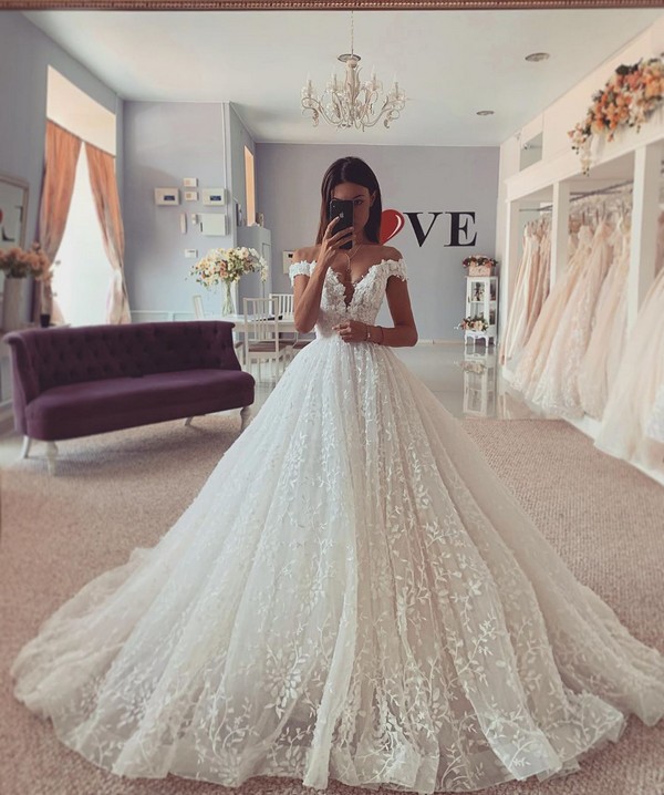 Lace Wedding Dresses 2020 from salonlove1 60