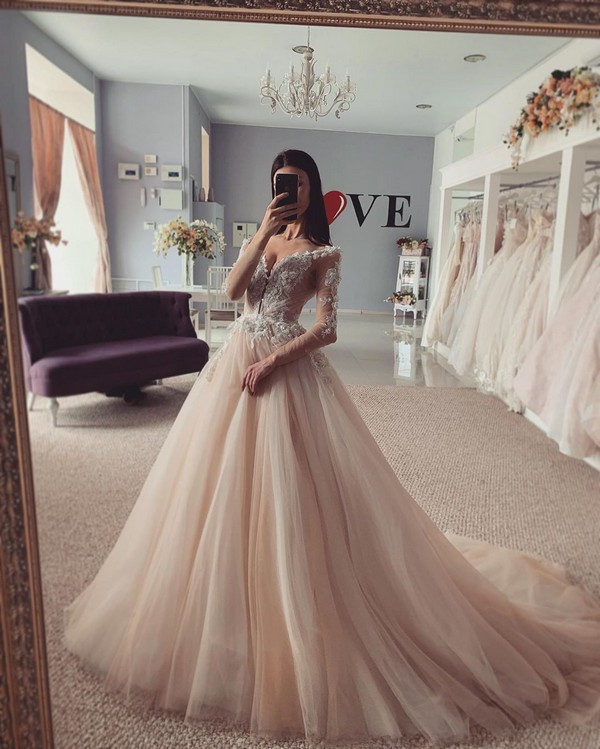 Lace Wedding Dresses 2020 from salonlove1 61