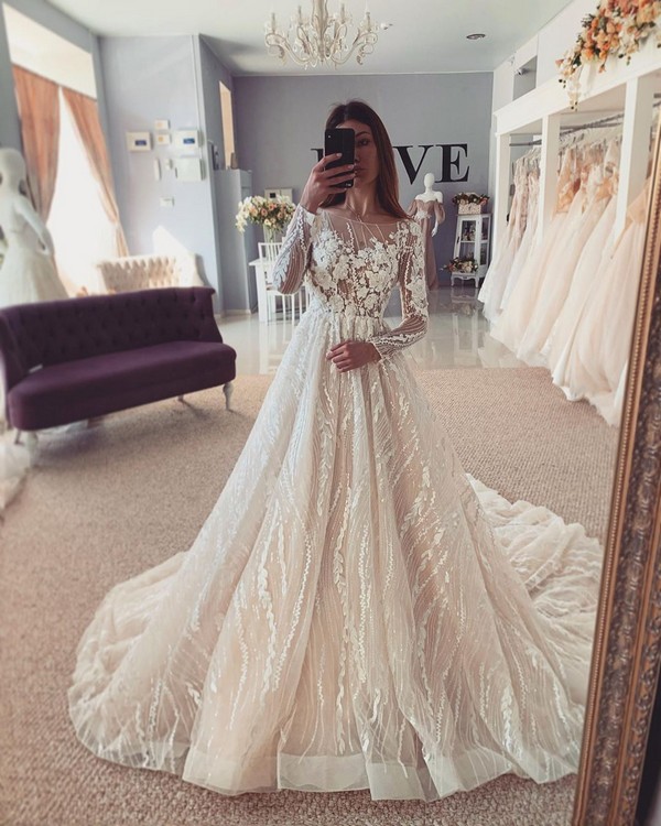 Lace Wedding Dresses 2020 from salonlove1 66