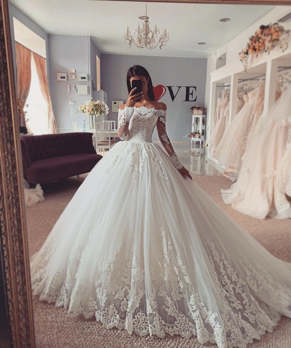 Lace Wedding Dresses 2020 from salonlove1 7