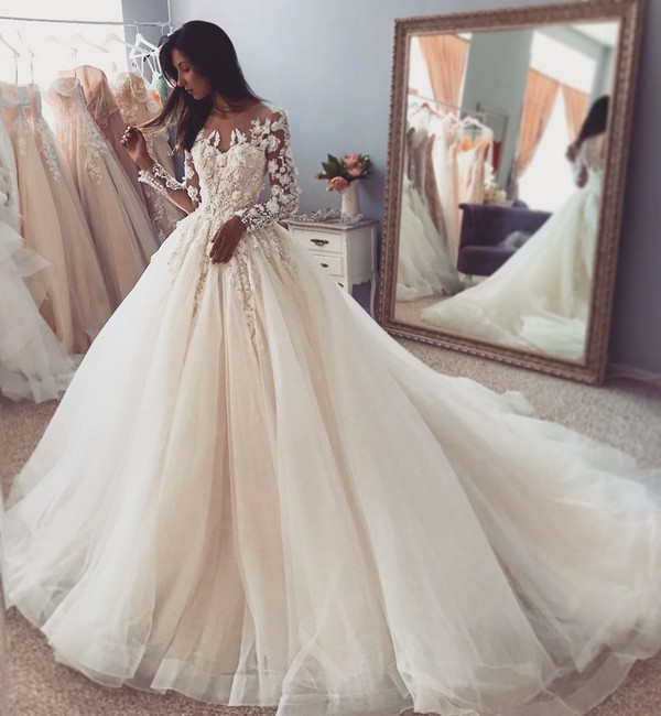 Lace Wedding Dresses 2020 from salonlove1 8