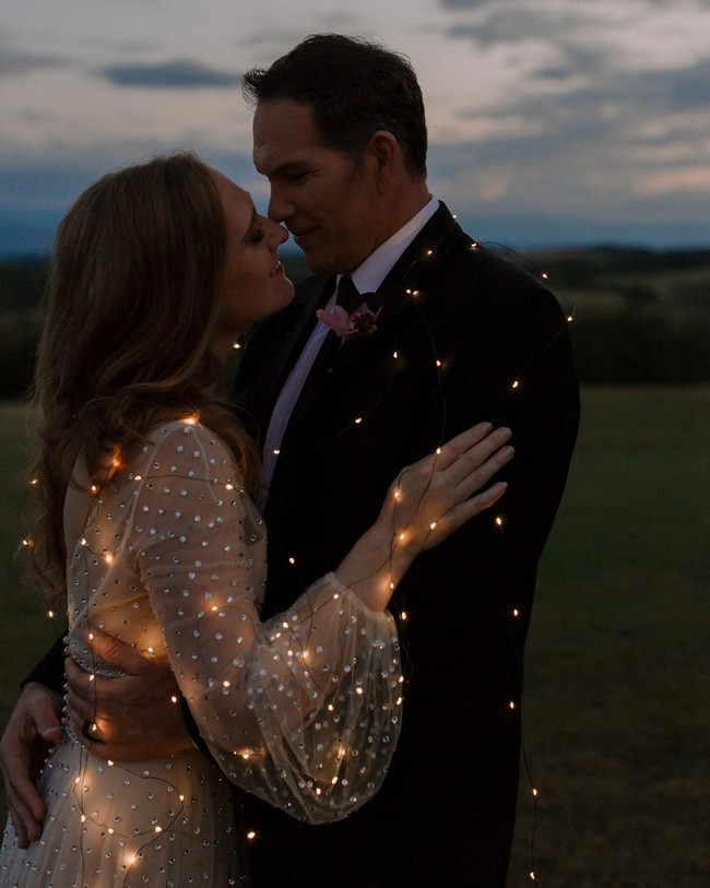 Night Engagement Photo Shoot Ideas with Lights 11